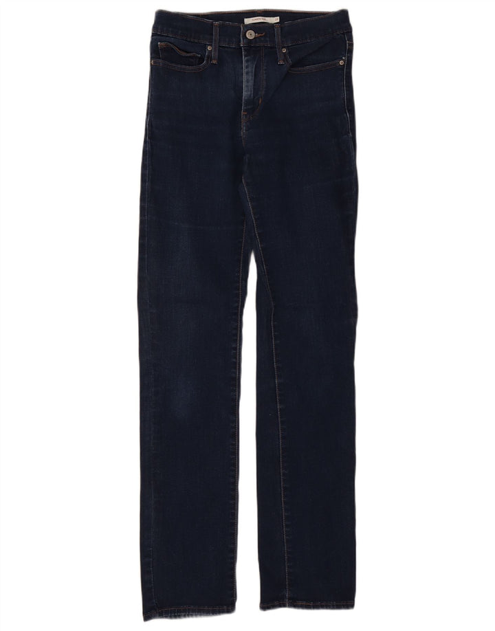 LEVI'S Slimming Fit Slim Jeans til kvinder W28 L31 Marineblå
