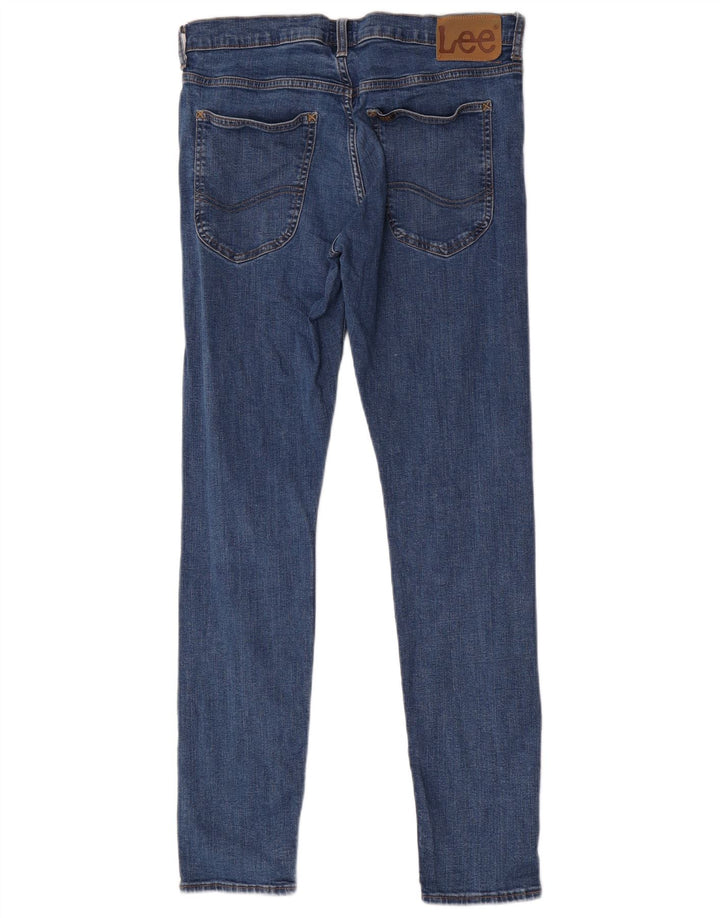 Lee Dame Luke Slim Jeans W31 L32 Blå Bomuld