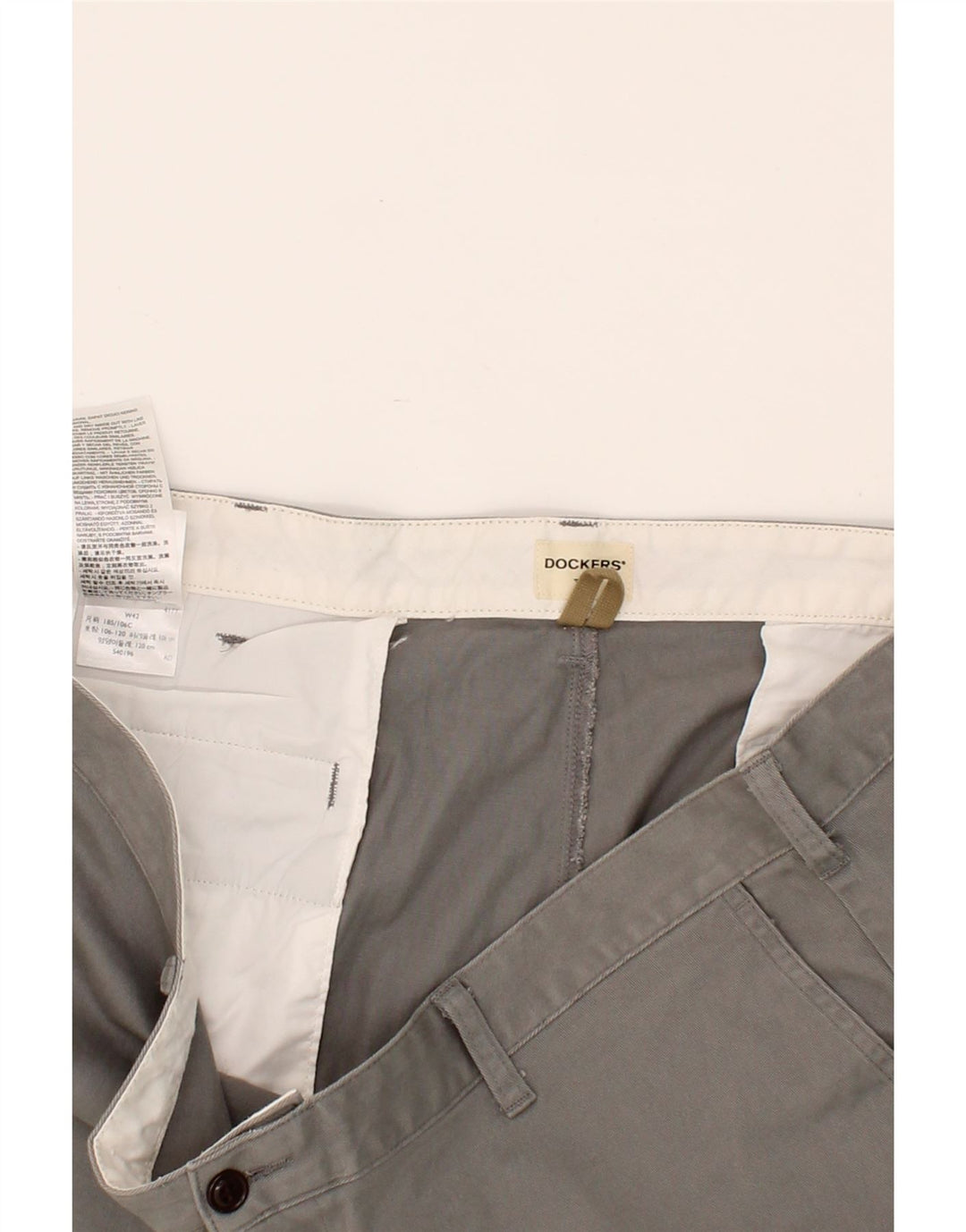 DOCKERS Mens Chino Shorts W42 2XL Grey Cotton Vintage Dockers and Second-Hand Dockers from Messina Hembry 