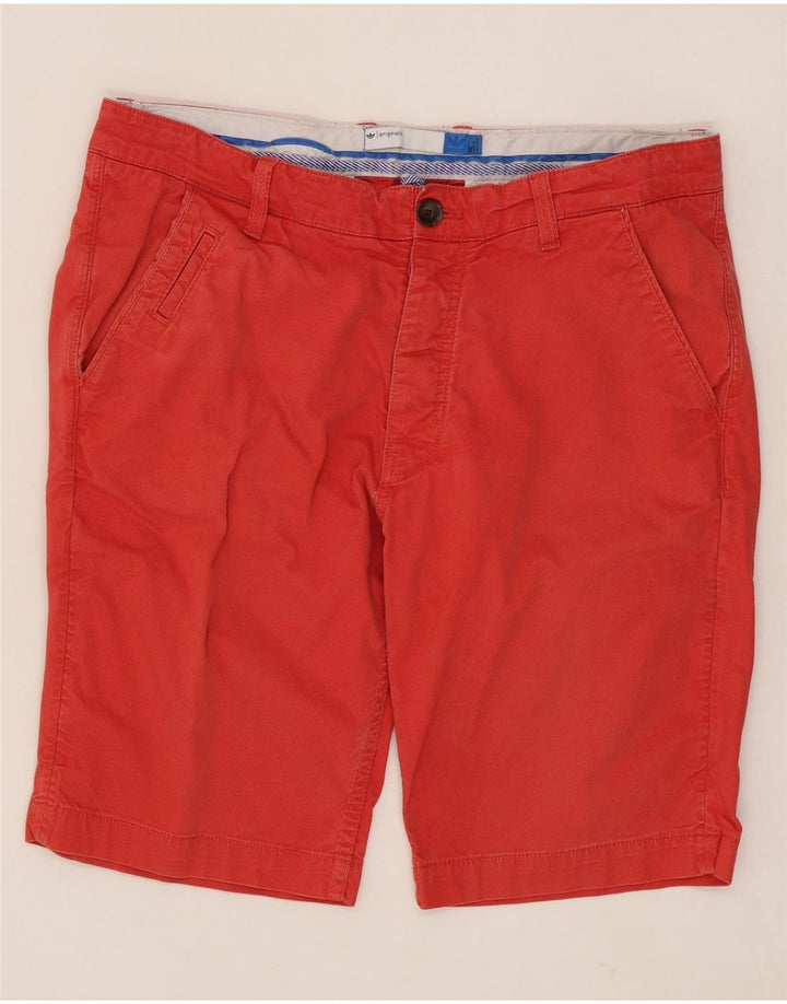 ADIDAS Chino-shorts til mænd W36 store røde bomuld