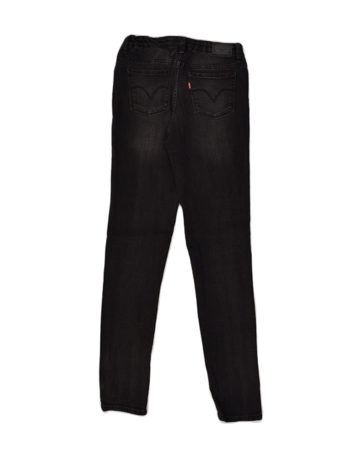 LEVI'S Girls Skinny Jeans 13-14 Years W24 L30  Black Cotton | Vintage Levi's | Thrift | Second-Hand Levi's | Used Clothing | Messina Hembry 