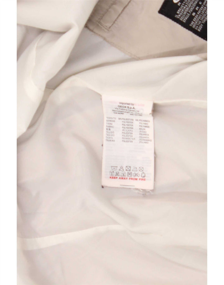 Geox Womens Respira Utility Jacket UK 14 Large Beige Polyester