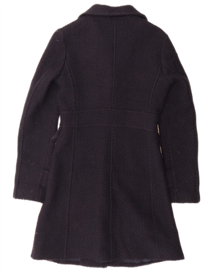 Liu Jo Dame Overfrakke IT 40 Small Navy Blue Wool