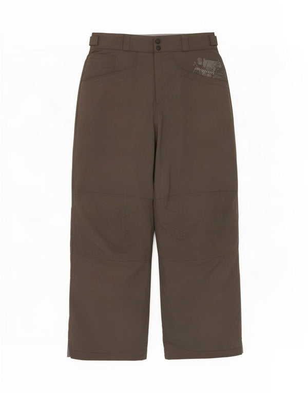 Rip Curl Herre grafiske skibukser XL W34 L34 Brun polyamid