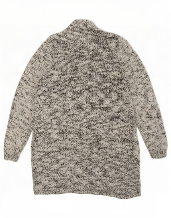 Marks & Spencer Womens Autograph Longline Cardigan Sweater UK 10 Small Grey