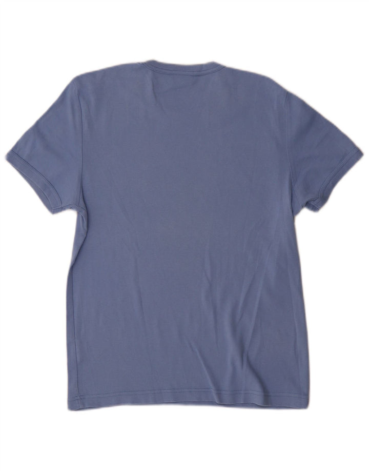Lee Dame T-Shirt Top Stor Blå Bomuld