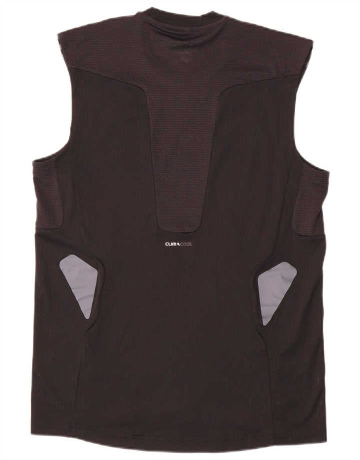 ADIDAS Herre Climacool Vest Top Medium Sort Colourblock Polyester