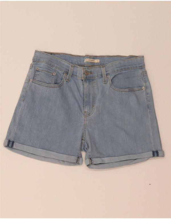 LEVI'S Dame denimshorts W31 mellemblå bomuld