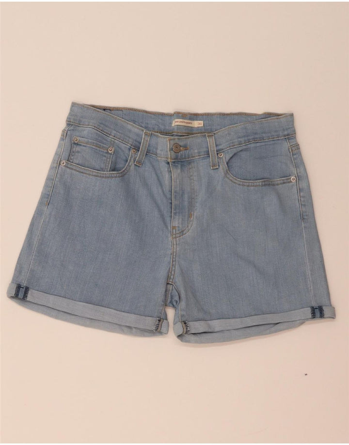 LEVI'S Dame denimshorts W31 mellemblå bomuld