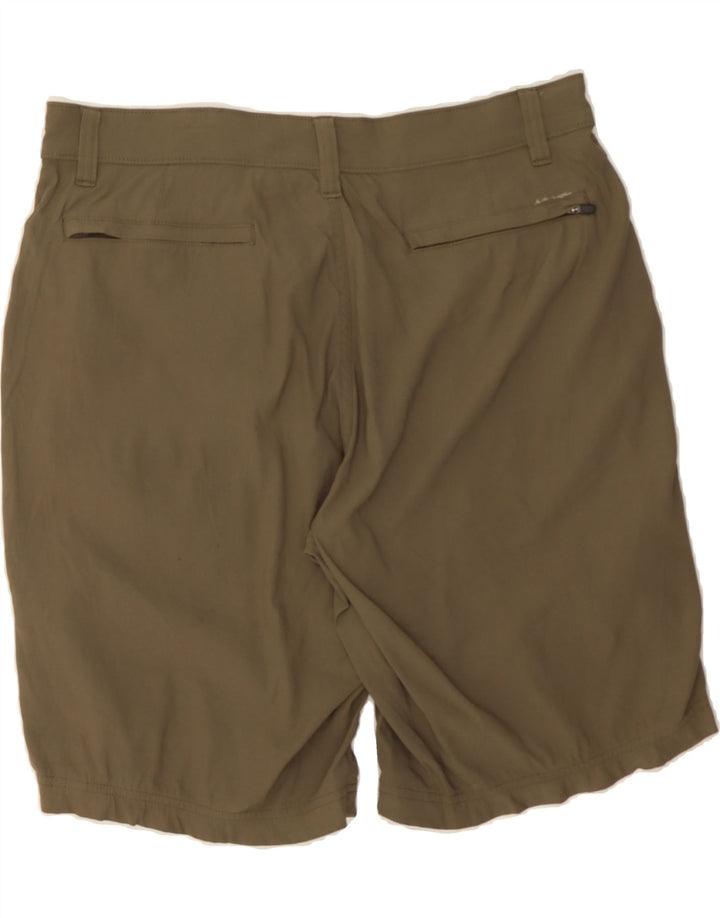 EDDIE BAUER Mens Chino Shorts W34 Large Khaki Nylon Vintage Eddie Bauer and Second-Hand Eddie Bauer from Messina Hembry 