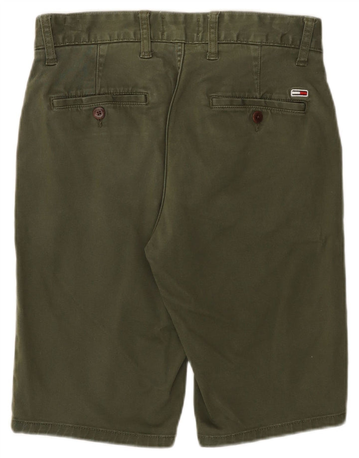 TOMMY HILFIGER Chino-shorts til kvinder W28 Medium Khaki Bomuld