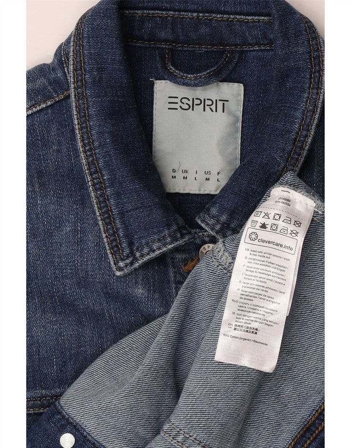 Esprit Dame denimjakke UK 12 Medium Blue Bomuld