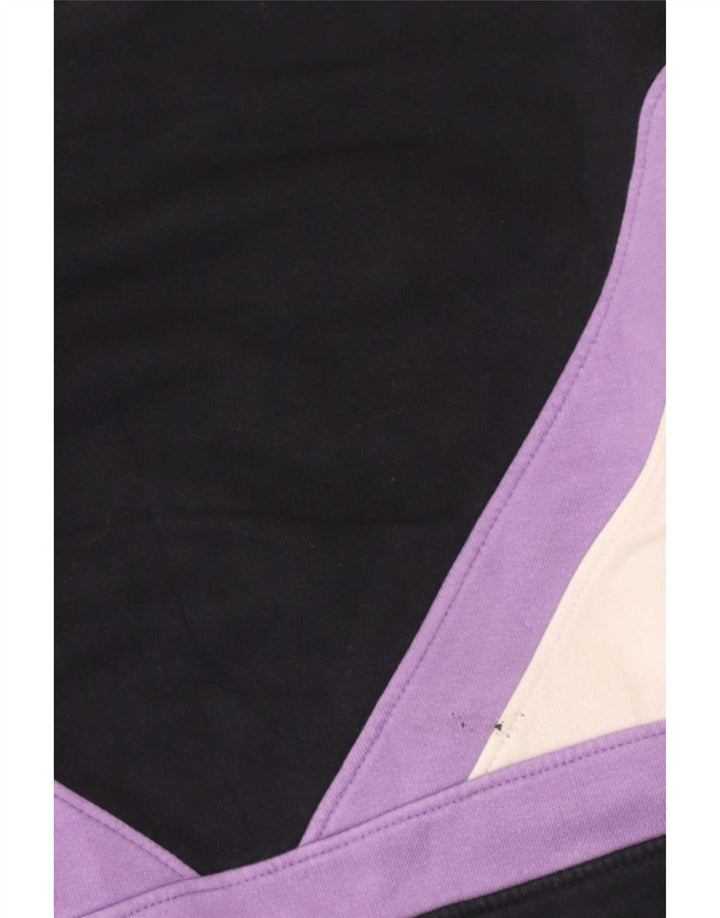 Ellesse Womens Crop Sweatshirt Jumper UK 8 Small Multicolor Colourblock