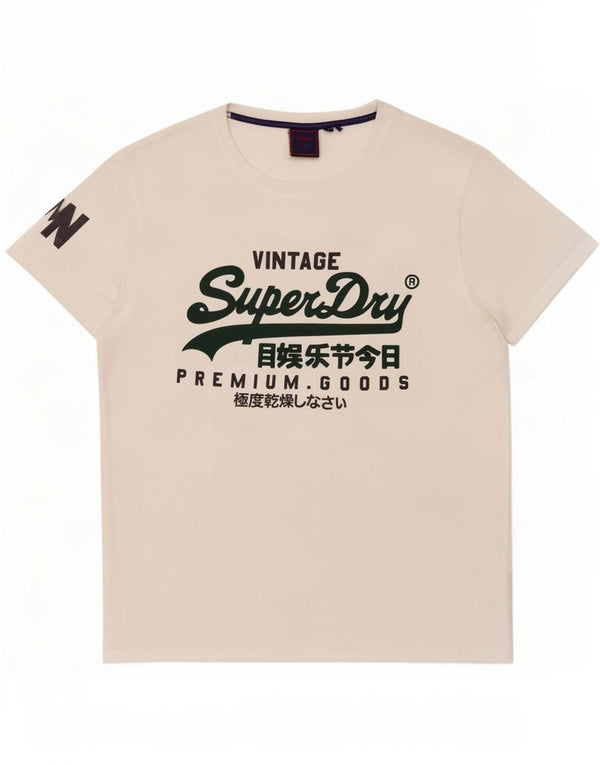 Superdry Grafisk T-shirt top til mænd 3XL Hvid