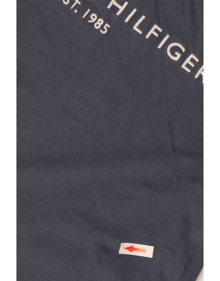 Tommy Hilfiger Herre grafisk T-shirt top mellemgrå bomuld