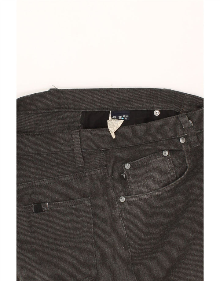 TRUSSARDI Mens Cropped Jeans W33 L24 Black Cotton Vintage Trussardi and Second-Hand Trussardi from Messina Hembry 