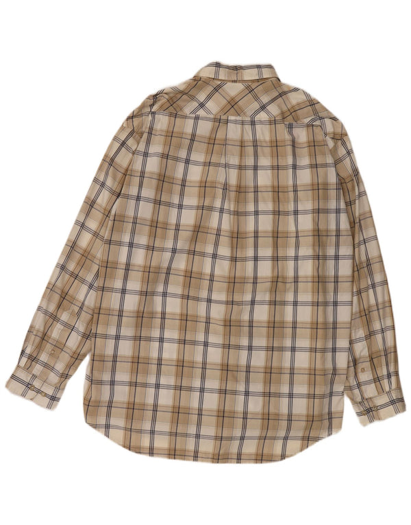 Marlboro Classics herreskjorte 2XL beige ternet bomuld