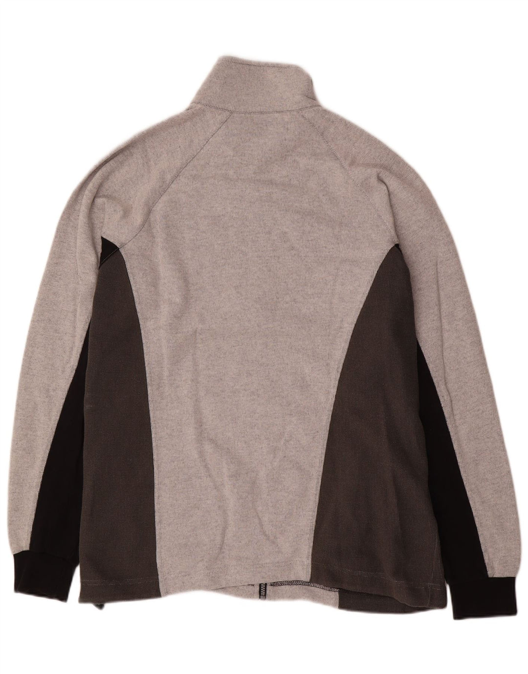 ASICS Træningsdragt til mænd, topjakke, stor grå farveblok bomuld