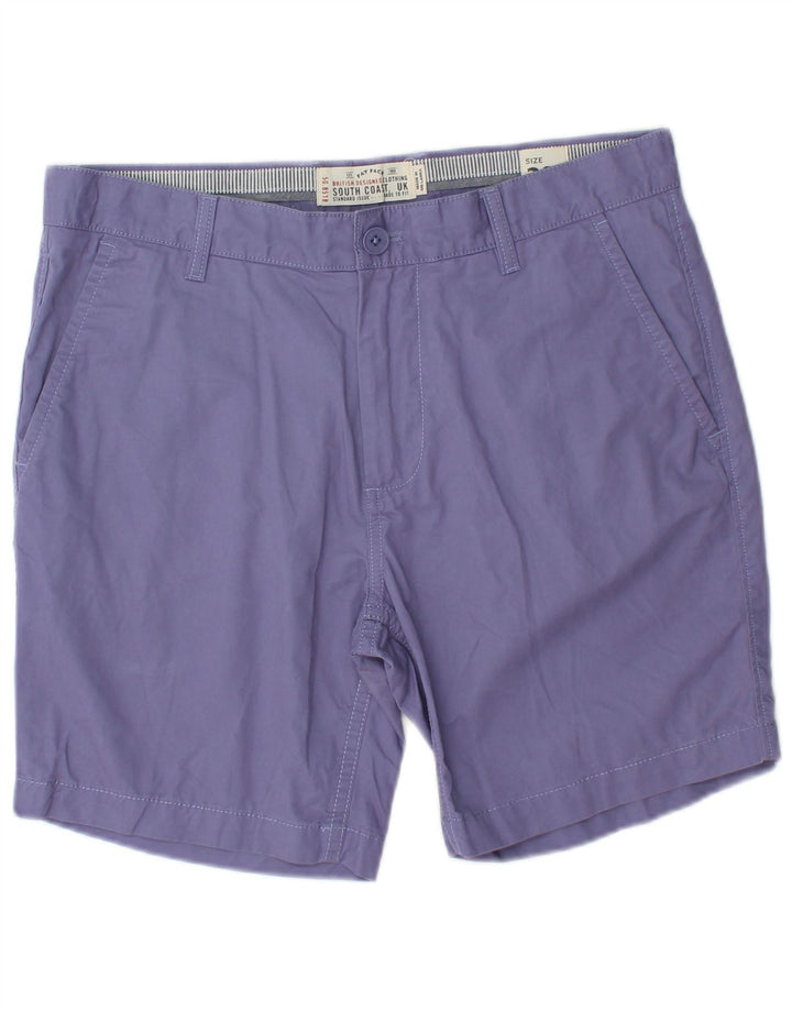 FAT FACE Herre Chino Shorts W32 Medium Lilla Bomuld