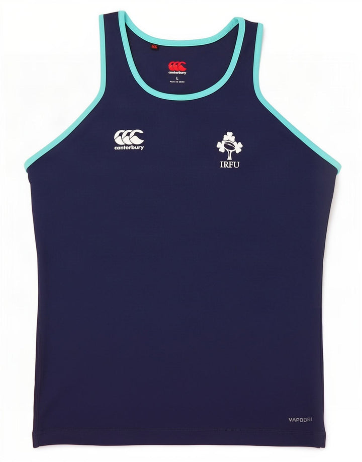Canterbury Herre Ireland Vest Top Large Navy Blue Polyester