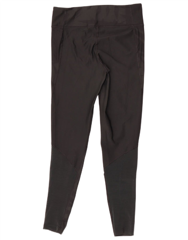 Hurley Womens Leggings UK 12 Mellem sort stribet