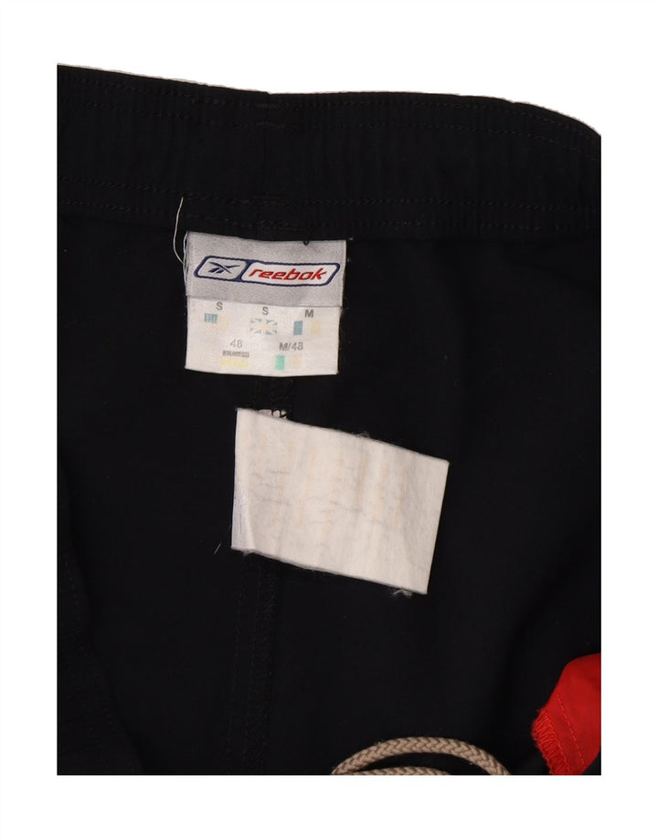 REEBOK Mens Tracksuit Trousers Small Black Vintage Reebok and Second-Hand Reebok from Messina Hembry 