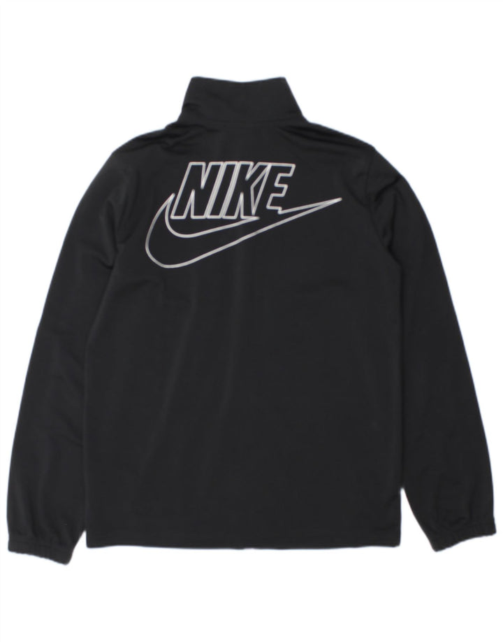 Nike drenge grafisk hel træningsdragt 13-14 år XL sort polyester