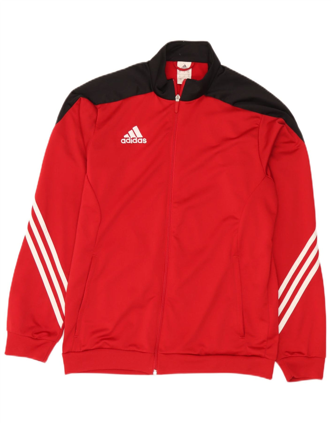 Adidas Træningsdragt til mænd Topjakke Medium Rød Colourblock Polyester