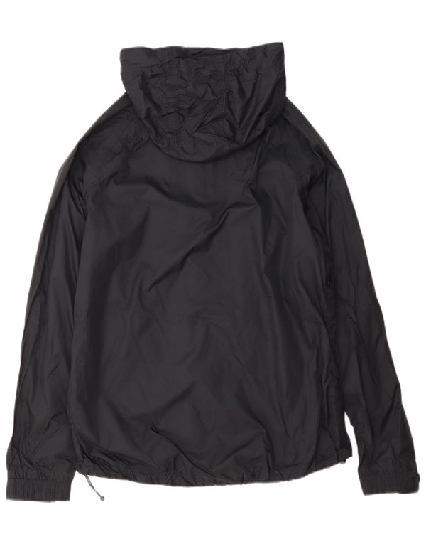 Mountain Warehouse Dame Regnjakke med hætte UK 12 Medium Sort Nylon