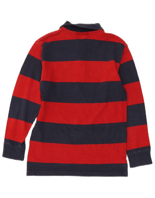 Polo Ralph Lauren drenge langærmet polo skjorte 7-8 år Lille rød stribet