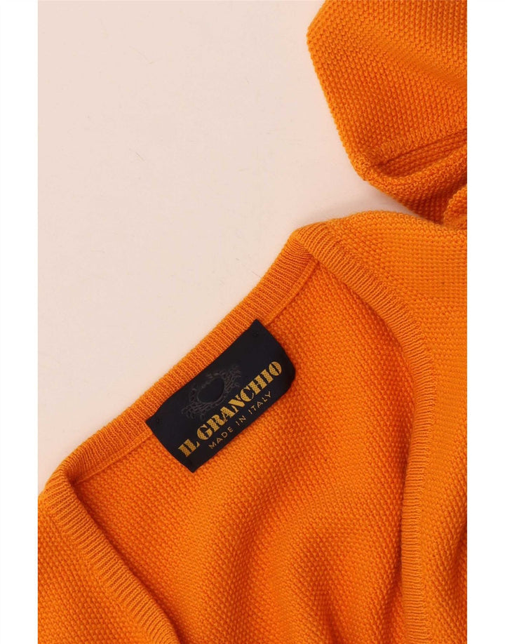 Il Granchio Herre V-hals sweater Medium Orange