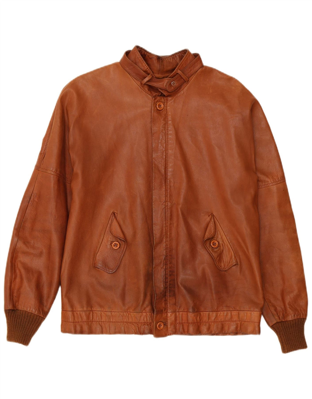 Vintage herre læderjakke UK 38 Medium Brown