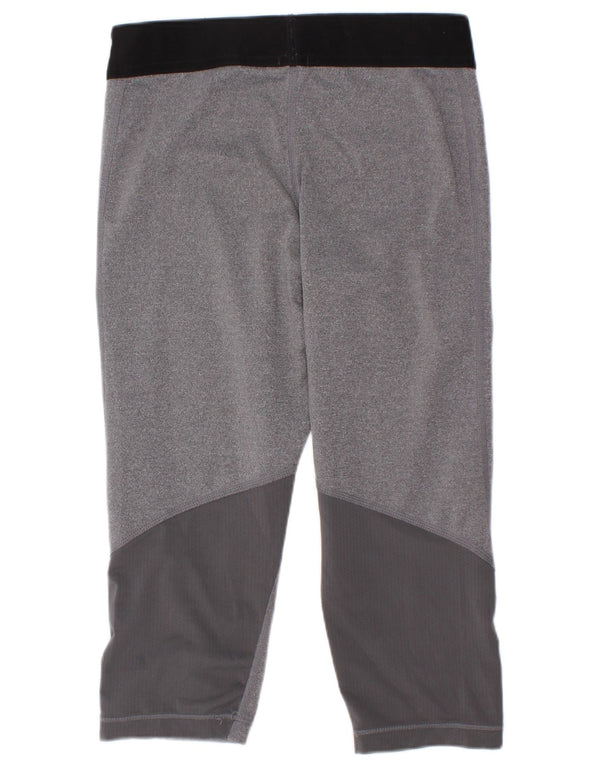 Nike piger Dri Fit grafiske leggings 8-9 år lille grå farveblok