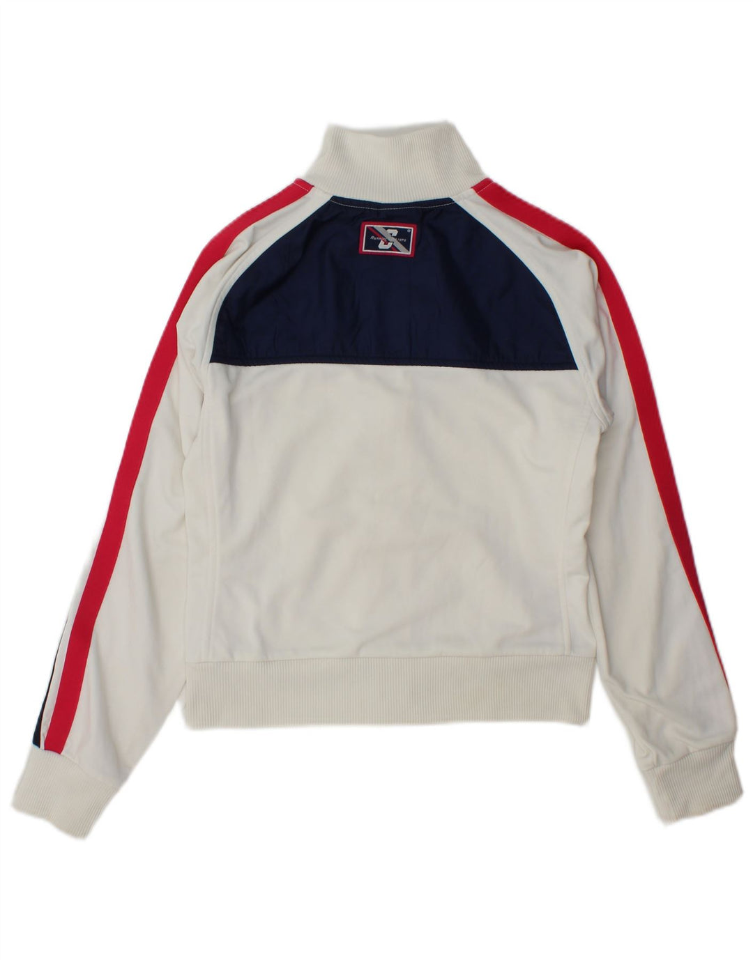 Nike grafisk træningsdragt topjakke til kvinder UK 8/10 Small White Colourblock