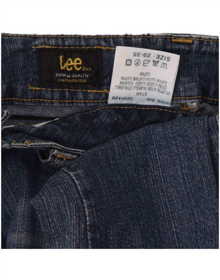 Lee Dame Bootcut Jeans W29 L32 Blue Cotton Classic