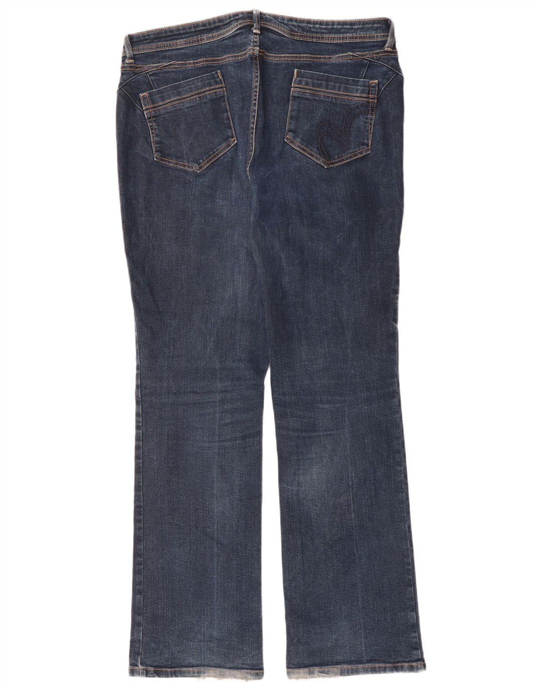 Marks & Spencer Dame Per Una Bootcut Jeans W36 L31 Marineblå