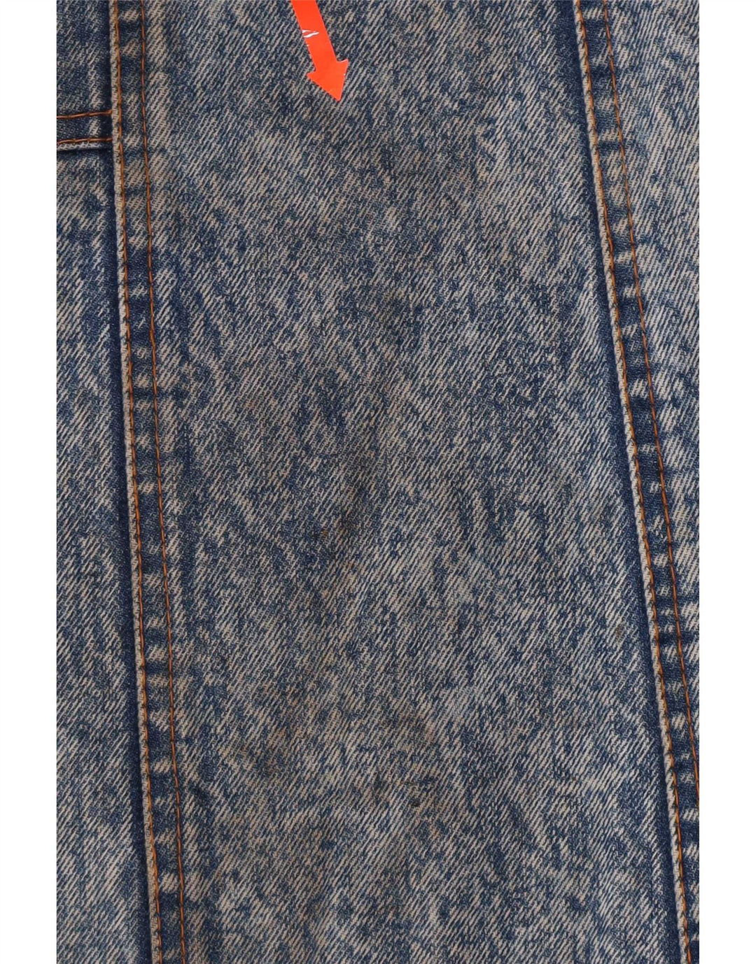 Vintage denimnederdel til kvinder W36 XL blå bomuld