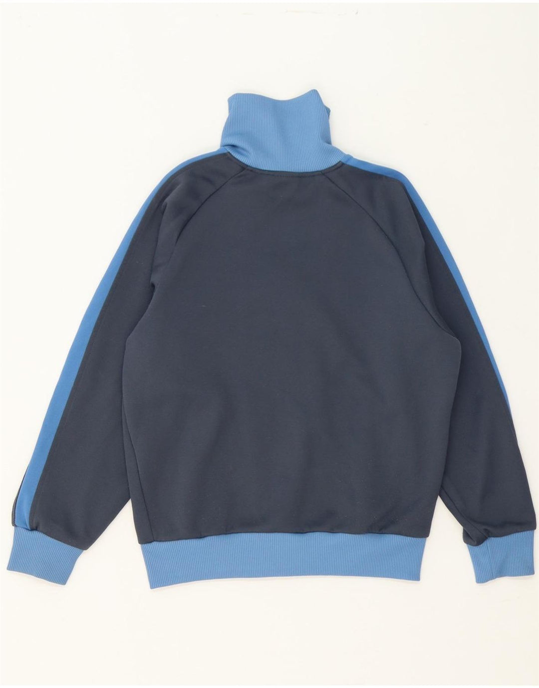 PUMA Boys Tracksuit Top Jacket 11-12 Years Navy Blue Colourblock Polyester Vintage Puma and Second-Hand Puma from Messina Hembry 