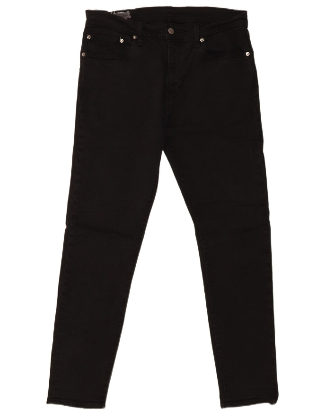 LEVI'S Mens Slim Jeans W32 L32 Black Cotton