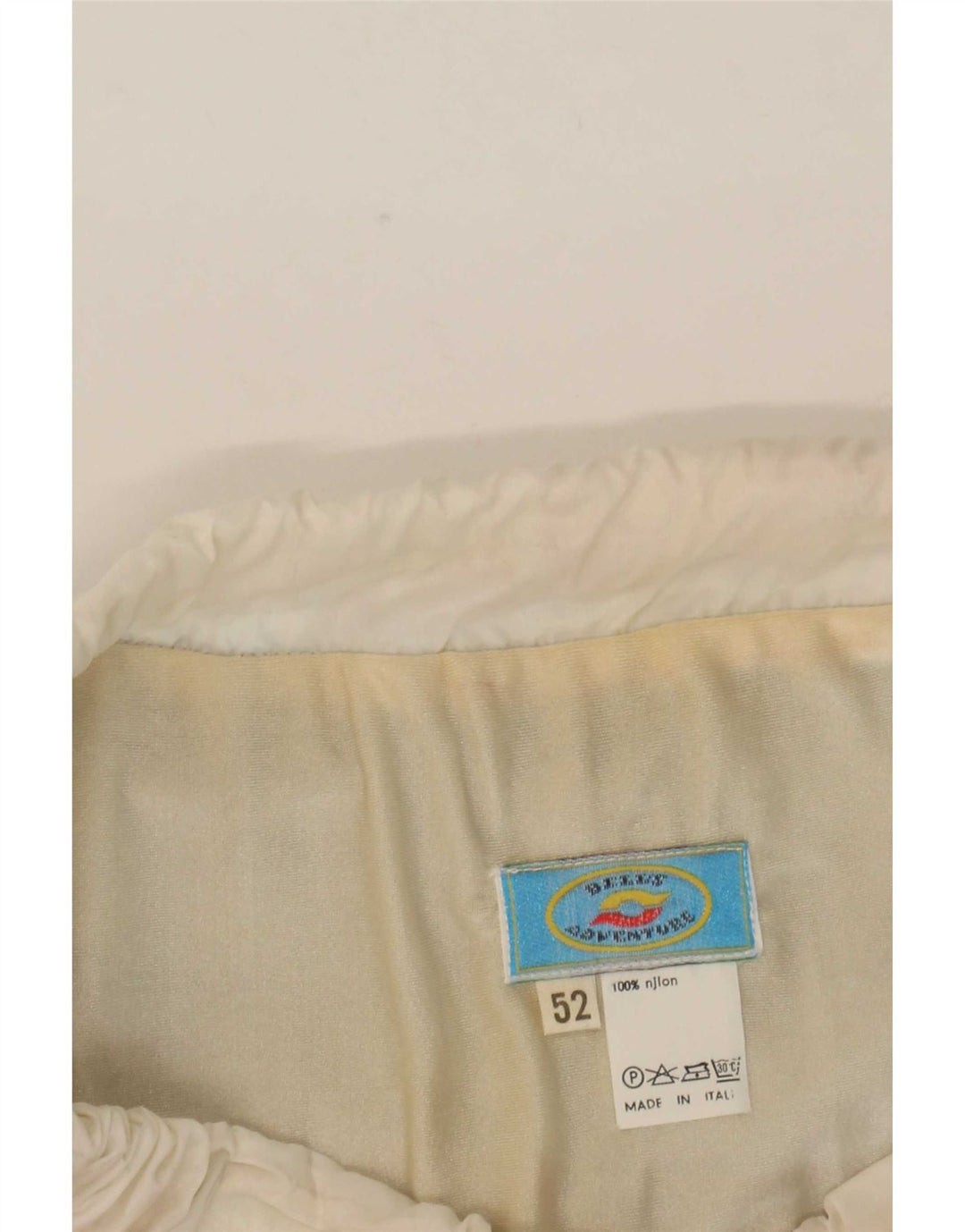 Vintage badeshorts til mænd IT 52 Stor flerfarvet Colourblock Nylon