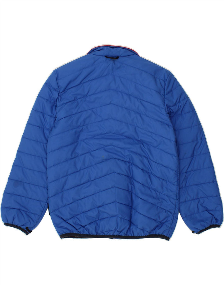 JACK WOLFSKIN Boys Padded Jacket 9-10 Years Blue Polyester Vintage Jack Wolfskin and Second-Hand Jack Wolfskin from Messina Hembry 