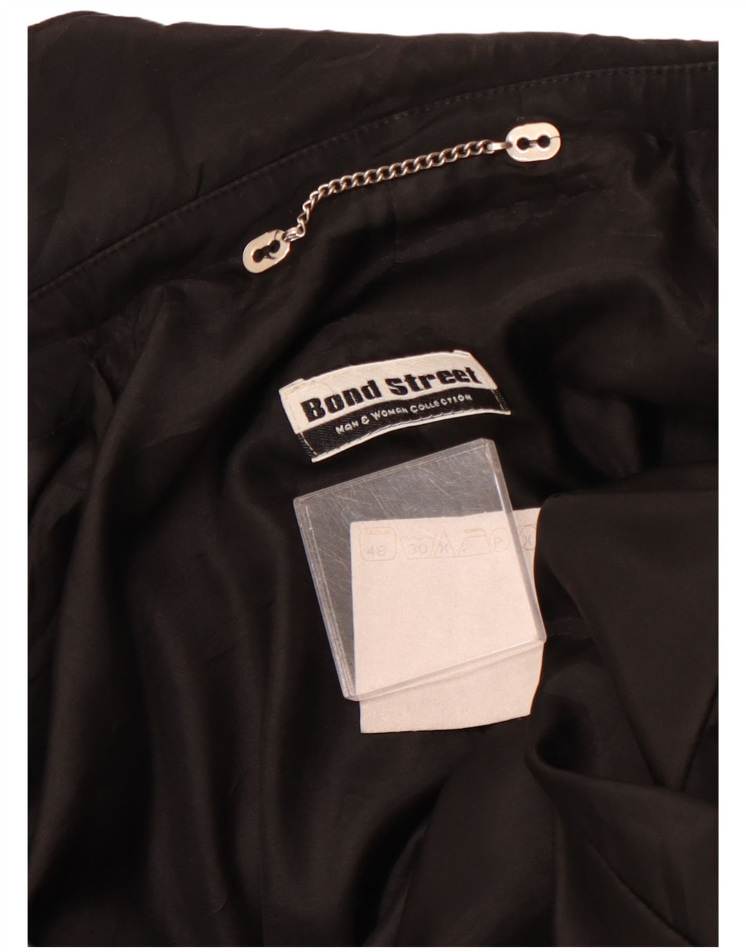 BOND STREET Dame Longline Blazer Jacket IT 48 XL Sort Polyester