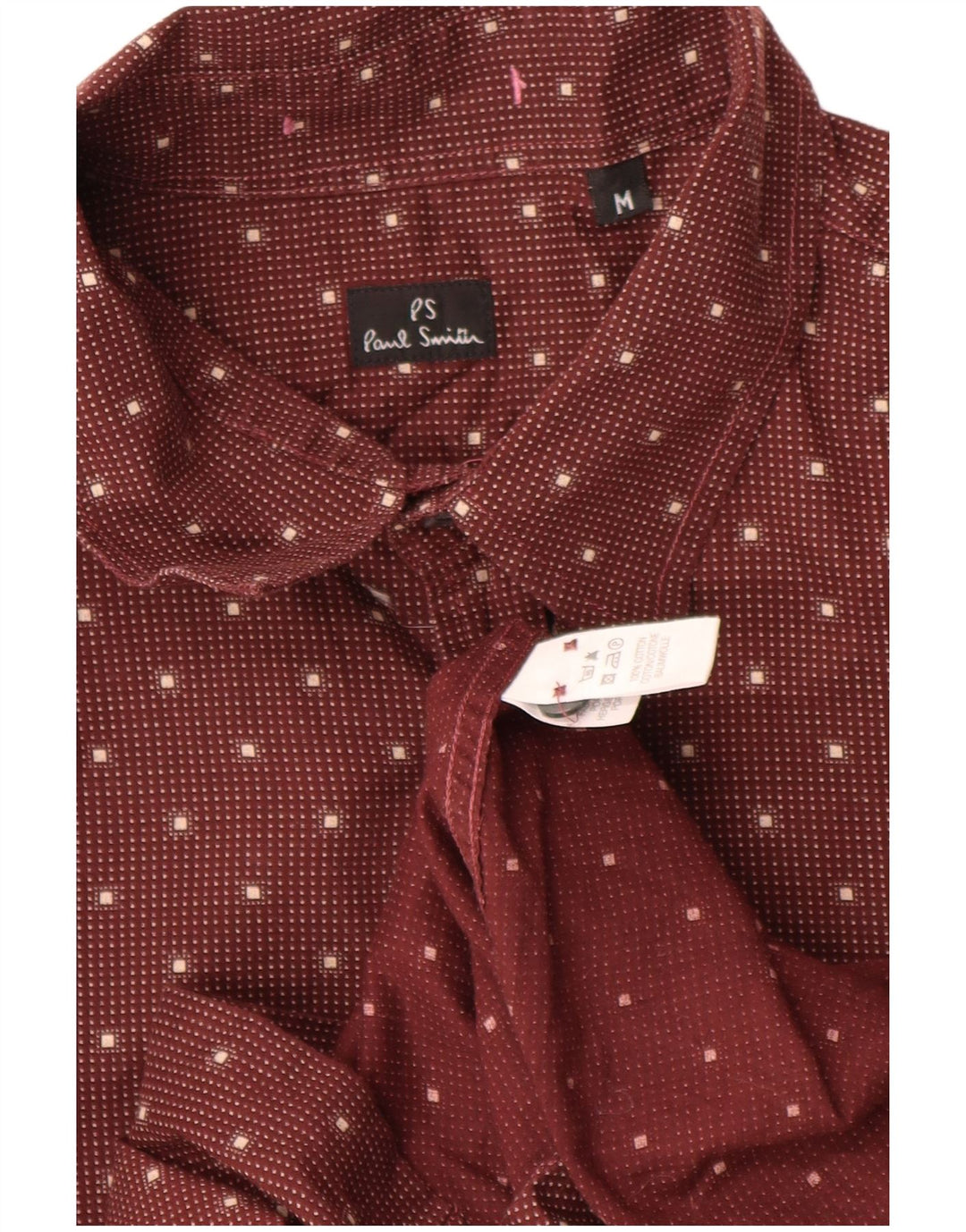 PAUL SMITH Herreskjorte Medium rød plettet