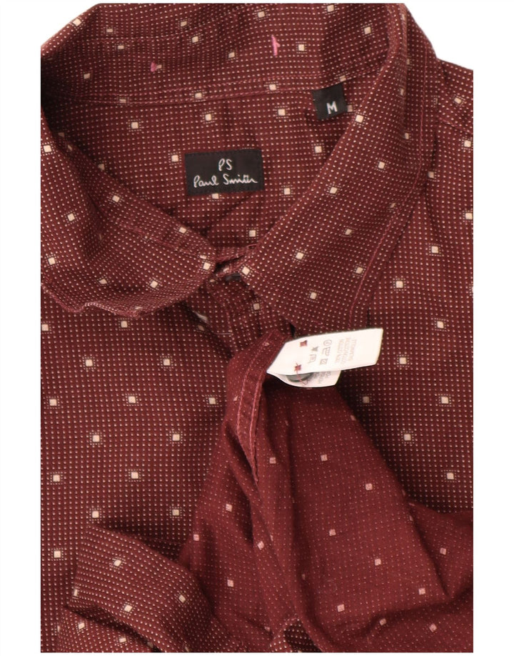 PAUL SMITH Herreskjorte Medium rød plettet