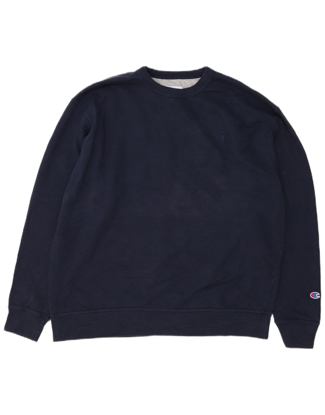 CHAMPION Herre Sweatshirt Jumper XL Marineblå Bomuld