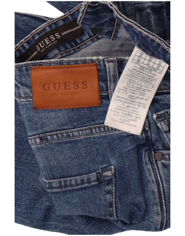 Guess Herre Regular Denim Shorts W30 Medium Blue Cotton