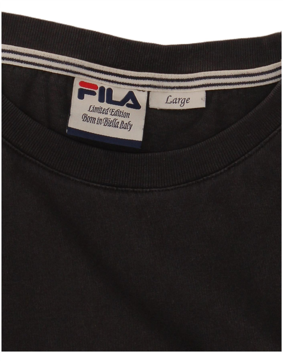 Fila Herre Limited Edition Grafisk T-Shirt Top Stor Sort