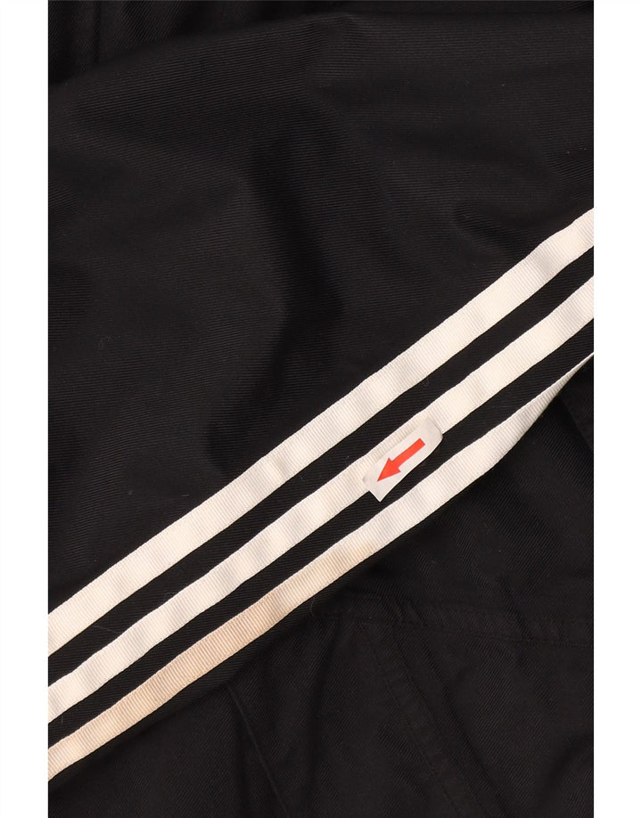 Adidas Herre Climashell Regnjakke med hætte UK 44/46 Stor sort polyamid