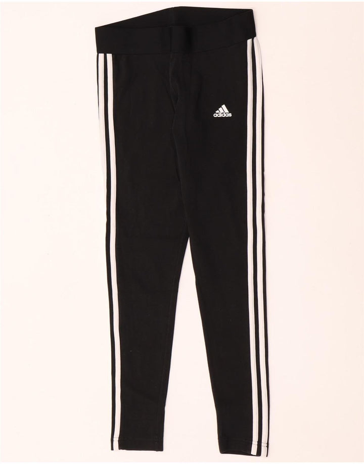 Adidas Dame Leggings UK 8/10 Small Black Bomuld
