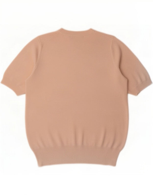 Zara Dame Kortærmet Bluse Top UK 10 Small Pink